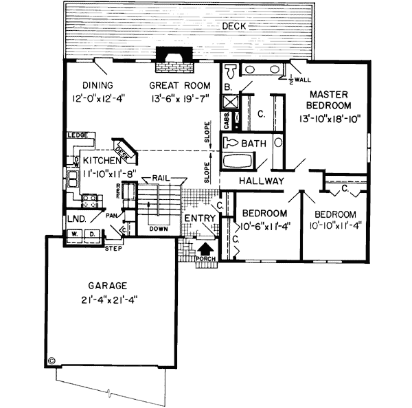 Main Floor Plan: 46-228
