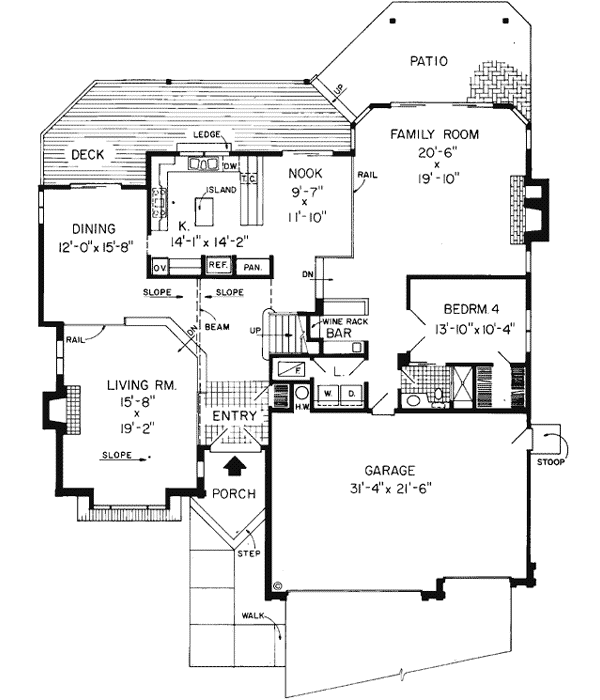Main Floor Plan: 46-233