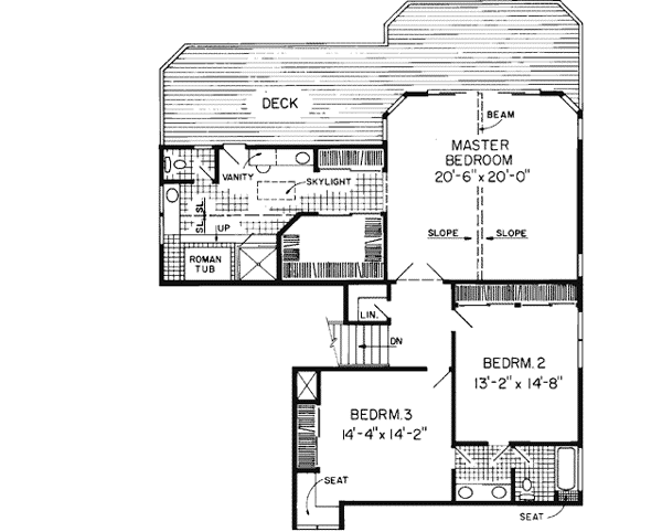 Upper/Second Floor Plan: 46-233