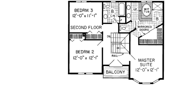 Upper/Second Floor Plan: 46-236