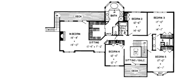 Upper/Second Floor Plan: 46-237