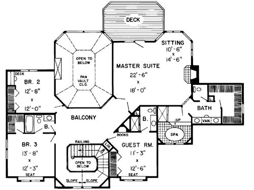 Upper/Second Floor Plan: 46-239