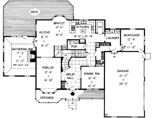 Main Floor Plan: 46-241