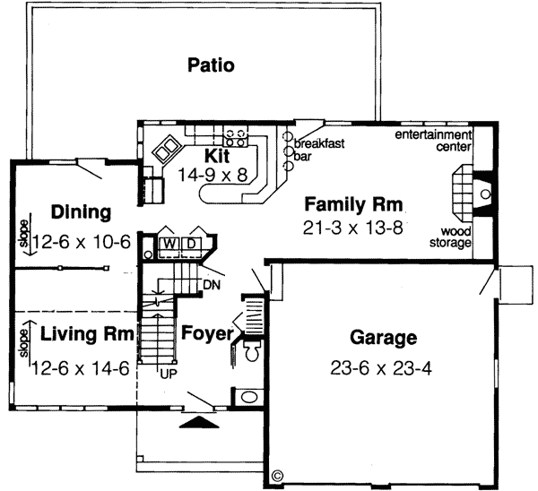 Main Floor Plan: 46-244