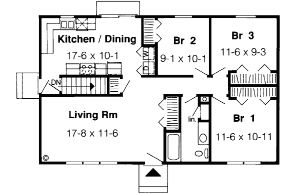 Main Floor Plan: 46-245