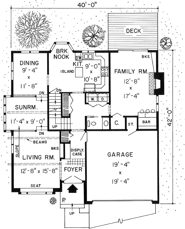 Main Floor Plan: 46-253