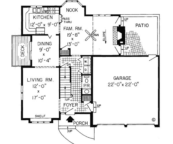 Main Floor Plan: 46-254