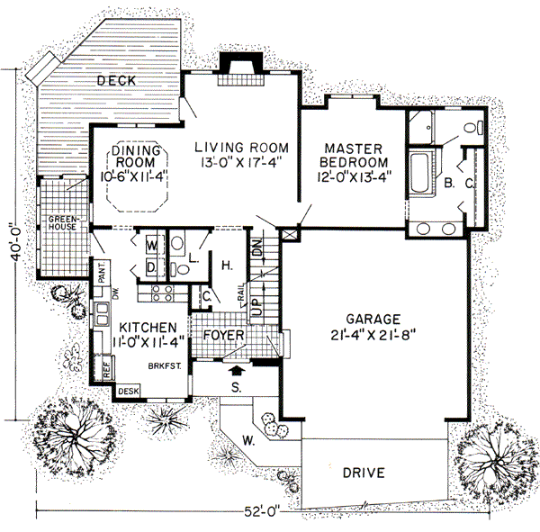 Main Floor Plan: 46-256