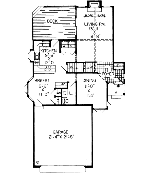 Main Floor Plan: 46-258