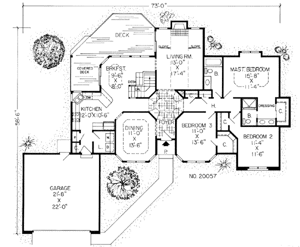 Main Floor Plan: 46-260