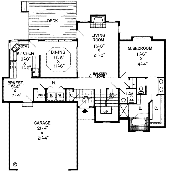Main Floor Plan: 46-262