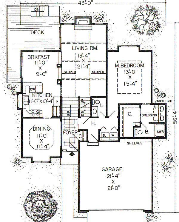 Main Floor Plan: 46-263