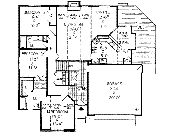 Main Floor Plan: 46-264
