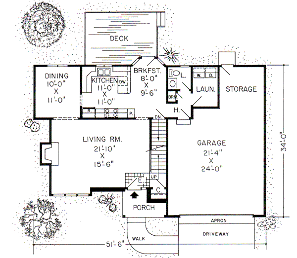Main Floor Plan: 46-267