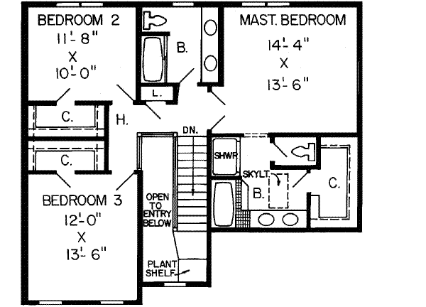 Upper/Second Floor Plan:46-271