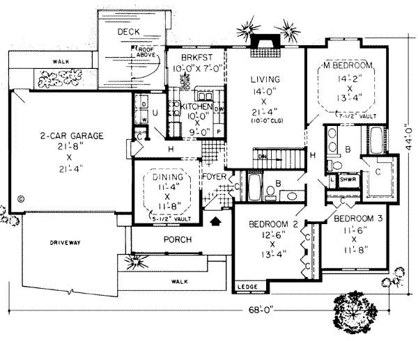 Main Floor Plan: 46-273