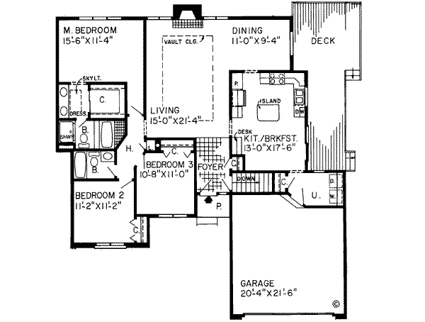 Main Floor Plan: 46-278