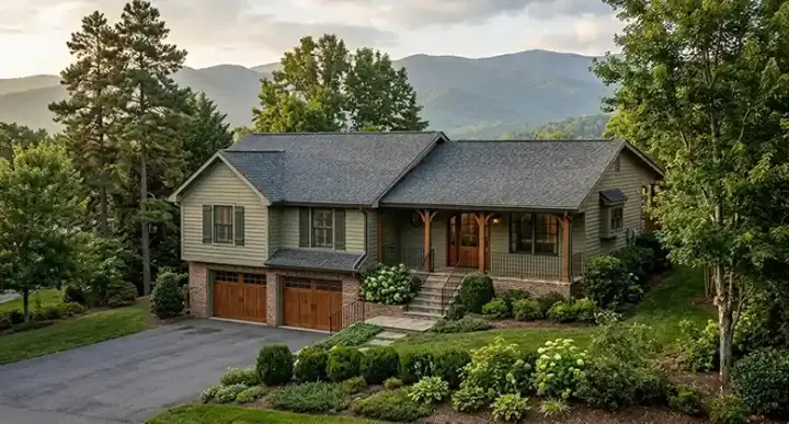 Traditional house plans 46-280 - front exterior, 1,588 sq ft, 3 bed, 2 bath house plans | Monster House Plans