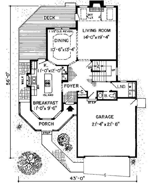 Main Floor Plan: 46-283
