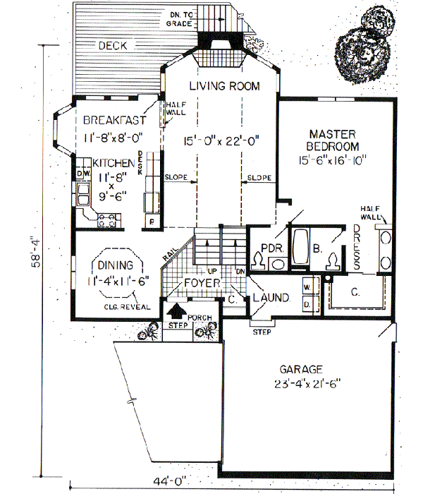 Main Floor Plan: 46-285