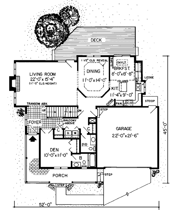 Main Floor Plan: 46-286