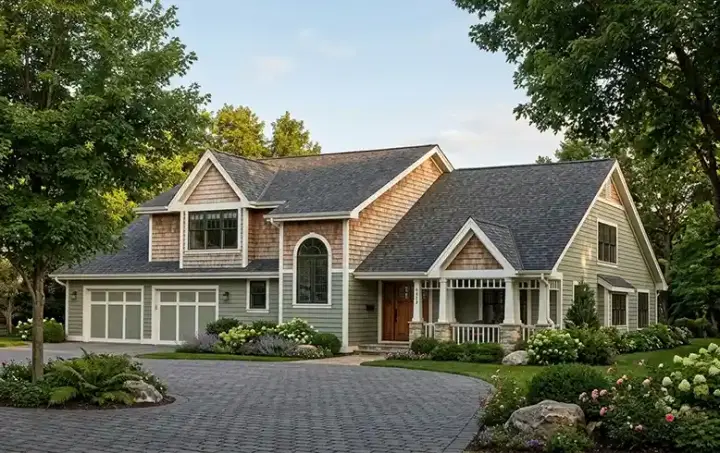 Country house plans 46-287 - front exterior, 2,649 sq ft, 3 bed, 2 bath house plans | Monster House Plans