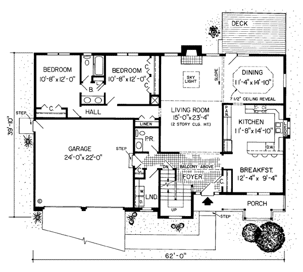 Main Floor Plan: 46-287
