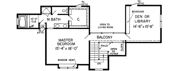 Upper/Second Floor Plan: 46-287