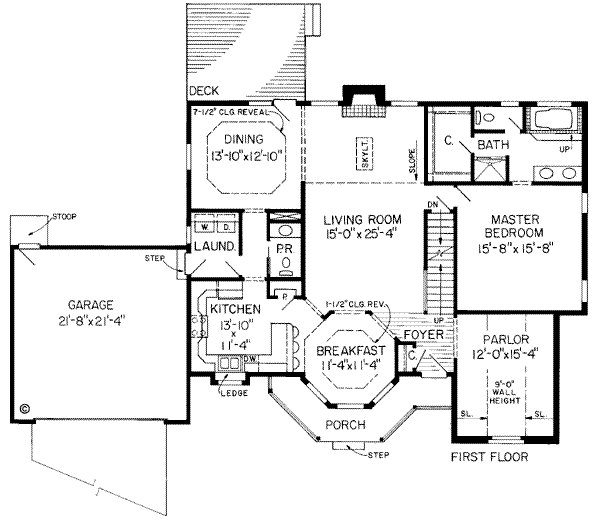 Main Floor Plan: 46-288