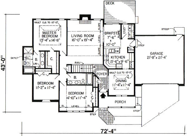 Main Floor Plan: 46-290