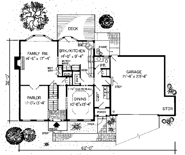 Main Floor Plan: 46-291