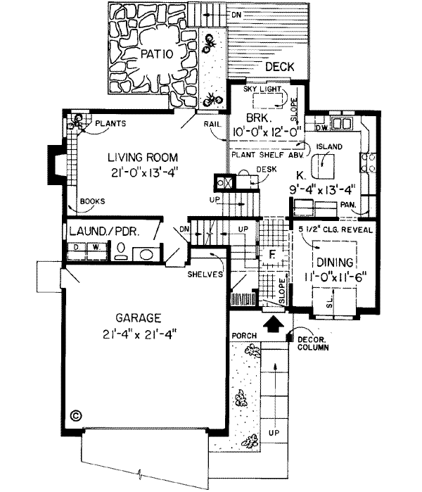 Main Floor Plan: 46-292