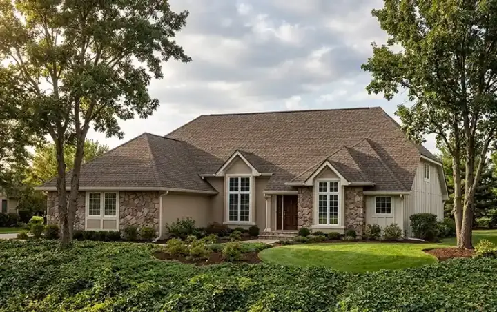Traditional house plans 46-293 - front exterior, 3,131 sq ft, 4 bed, 3 bath house plans | Monster House Plans