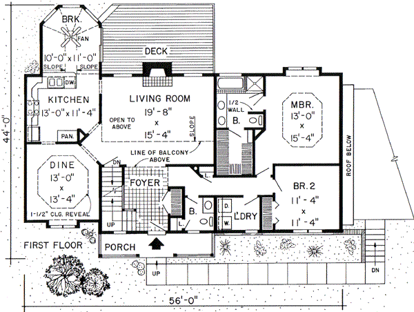 Main Floor Plan: 46-295