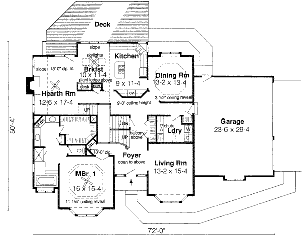 Main Floor Plan: 46-302