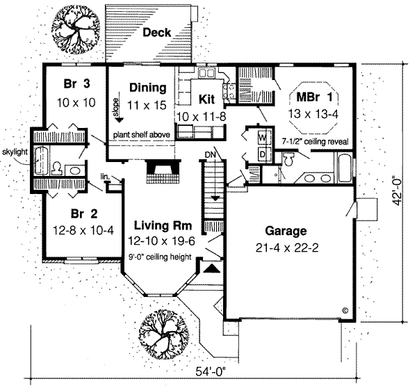 Main Floor Plan: 46-303