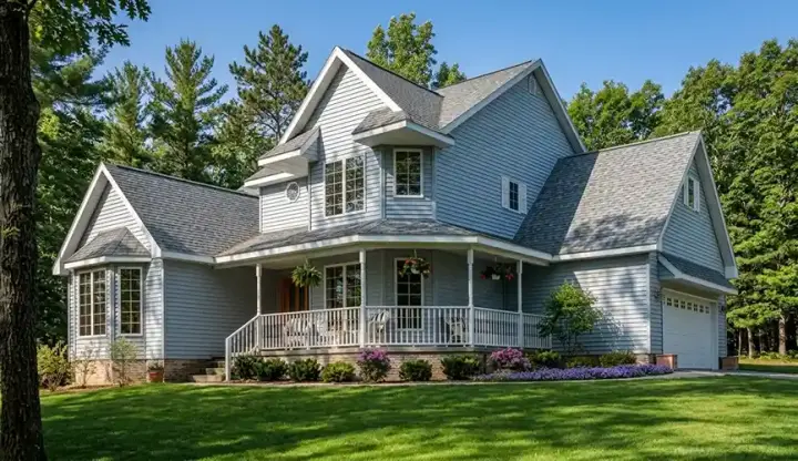 Country house plans 46-305 - front exterior, 2,563 sq ft, 4 bed, 3 bath house plans | Monster House Plans