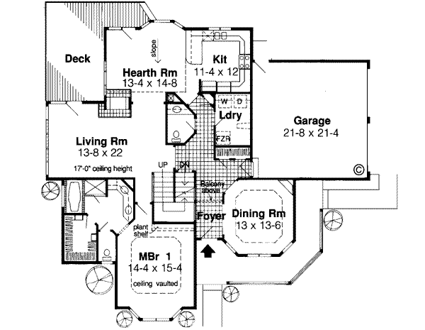 Main Floor Plan: 46-305