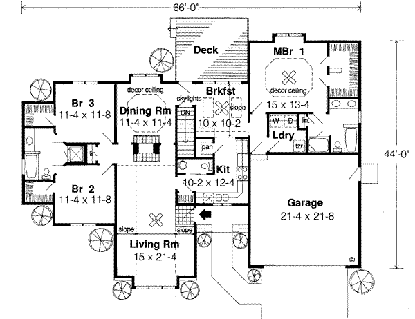Main Floor Plan: 46-306