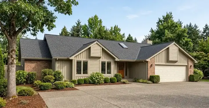 Traditional house plans 46-309 - front exterior, 1,638 sq ft, 3 bed, 2 bath house plans | Monster House Plans