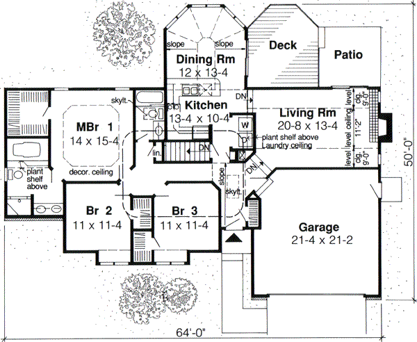 Main Floor Plan: 46-309
