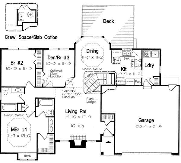 Main Floor Plan: 46-313