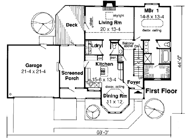 Main Floor Plan: 46-314