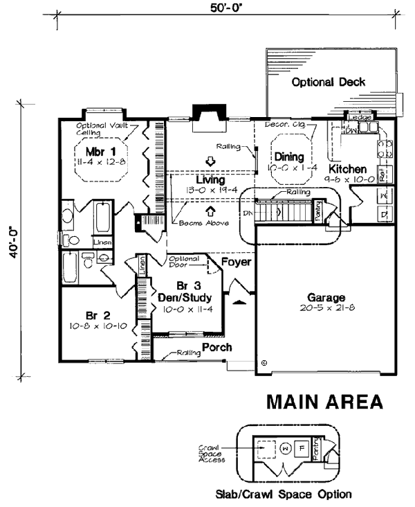 Main Floor Plan: 46-316