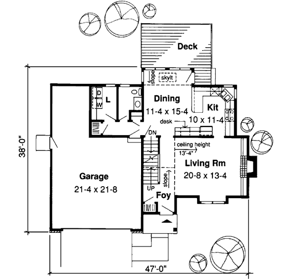 Main Floor Plan: 46-319