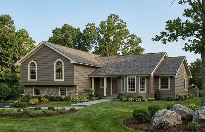 Traditional house plans 46-322 - front exterior, 1,472 sq ft, 3 bed, 2 bath house plans | Monster House Plans