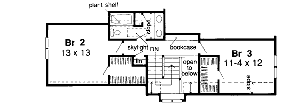 Upper/Second Floor Plan: 46-323