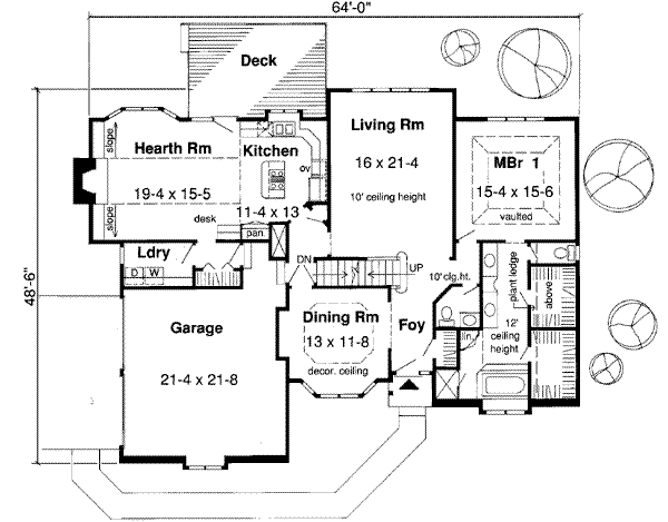 Main Floor Plan: 46-325