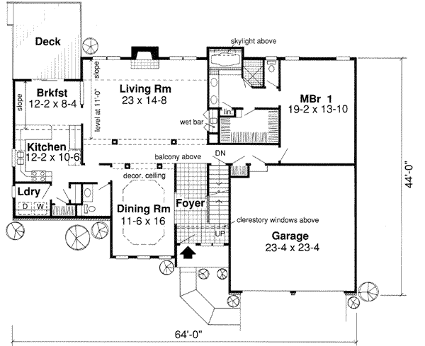 Main Floor Plan: 46-326