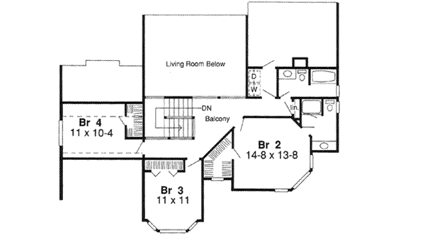 Upper/Second Floor Plan: 46-327